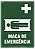 TABELA 2 2.-GREEN-QUADRADO Compartilhar     Placa Fotoluminescente Maca de Emergência EM1 (30x20cm) - Imagem 1