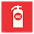 Placa Extintor De Incêndio Abc Fotoluminescente E5B - Imagem 1