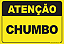 Placa Atenção Chumbo - Imagem 1