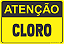 Placa Atenção Cloro - Imagem 1