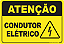 Placa Atenção Condutor Elétrico - Imagem 1