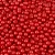 Perola ABS Com Furo Cor Vermelho - Imagem 1