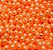 Perola ABS Com Furo Cor Laranja - Imagem 1