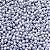 Perola ABS Com Furo Cor Azul Pastel - Imagem 1