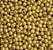 Perola ABS Com Furo Cor Dourado - Imagem 2