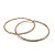 Alça de Bolsa 2 Unidades 12.5 x 0.45cm Cor: Dourado Ref:Ro.153702 - Imagem 2