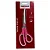 Tesoura Comfort  8,5 Com 21,5 cm Circulo Cor Rosa - Imagem 1