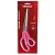 Tesoura Comfort  9,5 Com 24,1 cm Circulo Cor Rosa - Imagem 1