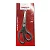 Tesoura Comfort 7,75 Com 19,8 cm Circulo Cor Preto - Imagem 1