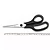 Tesoura Comfort 7,75 Com 19,8 cm Circulo Cor Preto - Imagem 3