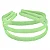 Tiara Encapada-10mm Cor-Verde Bebe-Com 12 unidades - Imagem 1