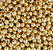Perola ABS Com Furo Cor Ouro - Imagem 2