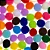 Pompom Solto 6mm-Cor-Mix 3-Com 200 unidades - Imagem 2