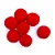 Pompom Solto 10mm-Cor-07 Vermelho-Com 100 unidades - Imagem 1