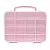 Maleta Organizadora C/14 Divisórias-Cor-Rosa Bebê - Imagem 1
