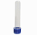 Tubete Acrílico Transparente 12cm Tampa Cor-Azul Bic - Imagem 1