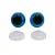 Olhos Para Amigurumi 12mm Cor-Azul  C/Trava De Segurança Contém 100 Pares - Imagem 1