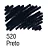 Caneta Acrilpen Acrilex Cor-520-Preto - Imagem 2