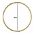Bastidor S/Tarracha 28Cm-RO.150315 - Imagem 1