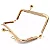 Armação de Bolsa 18Cm-Cor-Dourado-Ref: RO.151255 - Imagem 3