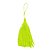 Pingente Pompom Tassel 7cm -Cor-002-Verde Neon c/ 10 unidades - Imagem 1