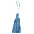 Pingente Pompom Tassel 7cm -Cor-182-Azul Hortênsia c/ 10 unidades - Imagem 1