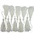 Pingente Pompom Tassel 7cm -Cor-101-Branco c/ 10 unidades - Imagem 2