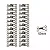 Colchete Gancho n°2-15mm-c/ 24 Unidades-Cor-Niquel Ref.Ut.229 - Imagem 1