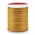 Cordão de Cetim CD001-1mm Cor-054-Dourado  C/50mts - Imagem 1