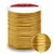 Cordão de Cetim CD001 2mm com 50mts 054-Dourado - Imagem 1