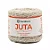 Barbante de Juta EuroRoma Natural com Brilho Prata 77mts - Imagem 1