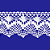 Renda de Algodão 3,8 cm ArtePunto RA008- Cor- 001-Branco  Peça c/ 10 mt - Imagem 1