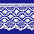 Renda de Algodão 9,7 cm ArtePunto RA012- Cor- 001-Branco Peça c/ 10 mt - Imagem 1