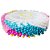 Alfinete Disco Grande de Cabeça Colorida 5,5 cm Plástico 12 Disco - Imagem 1