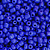 Miçanga Fosca de Vidro Segunda Linha 100g Cor Azul Bic - Imagem 1