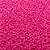 Miçanga Fosca de Vidro Segunda Linha 100g Cor Rosa Neon - Imagem 1