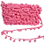 Fita Pompom 20mm - Com 25 Metros -Cor 140-Rosa Chiclete - Imagem 1