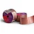 Fita de Cetim com Lurex Cinderela 38mm 10mts Cor- 151-Rose Gold c/ Lurex Prata - Imagem 1