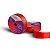 Fita de Cetim com Lurex Cinderela 22mm 10mts Cor-8-Vermelho c/ Lurex Prata - Imagem 1