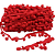 Fita Pompom 20mm - Com 25 Metros -Cor 145 Vermelho - Imagem 1