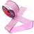 Fita de Cetim com Lurex Cinderela 38mm 10mts Cor- 53-Rosa Chiclete c/ Lurex Prata - Imagem 1