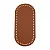 Base de Bolsa Oval Cor-Marrom Médio 25x12cm - Imagem 1