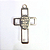 Pingente Cruz Fundição Com Dois Lados Cor-Níquel Unidade Ref 2940 - Imagem 2