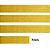 Fita Metálica 05/07 7mm Cor 23- Ouro 10 Metros - Imagem 2