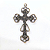 Pingente Cruz Fundição Cor-Ouro Velho Unidade Ref 2925 - Imagem 2