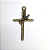 Pingente Cruz Fundição Cor-Ouro Velho Unidade Ref 2930 - Imagem 2