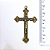 Pingente Cruz Fundição Cor-Ouro Velho Unidade Ref 2935 - Imagem 1