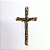 Pingente Cruz Fundição Cor-Ouro Velho Unidade Ref 2938 - Imagem 2