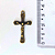 Pingente Cruz Fundição Cor-Ouro Velho Unidade Ref 2970 - Imagem 2