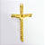 Pingente Cruz Fundição Cor-Dourado Unidade Ref 2938 - Imagem 2